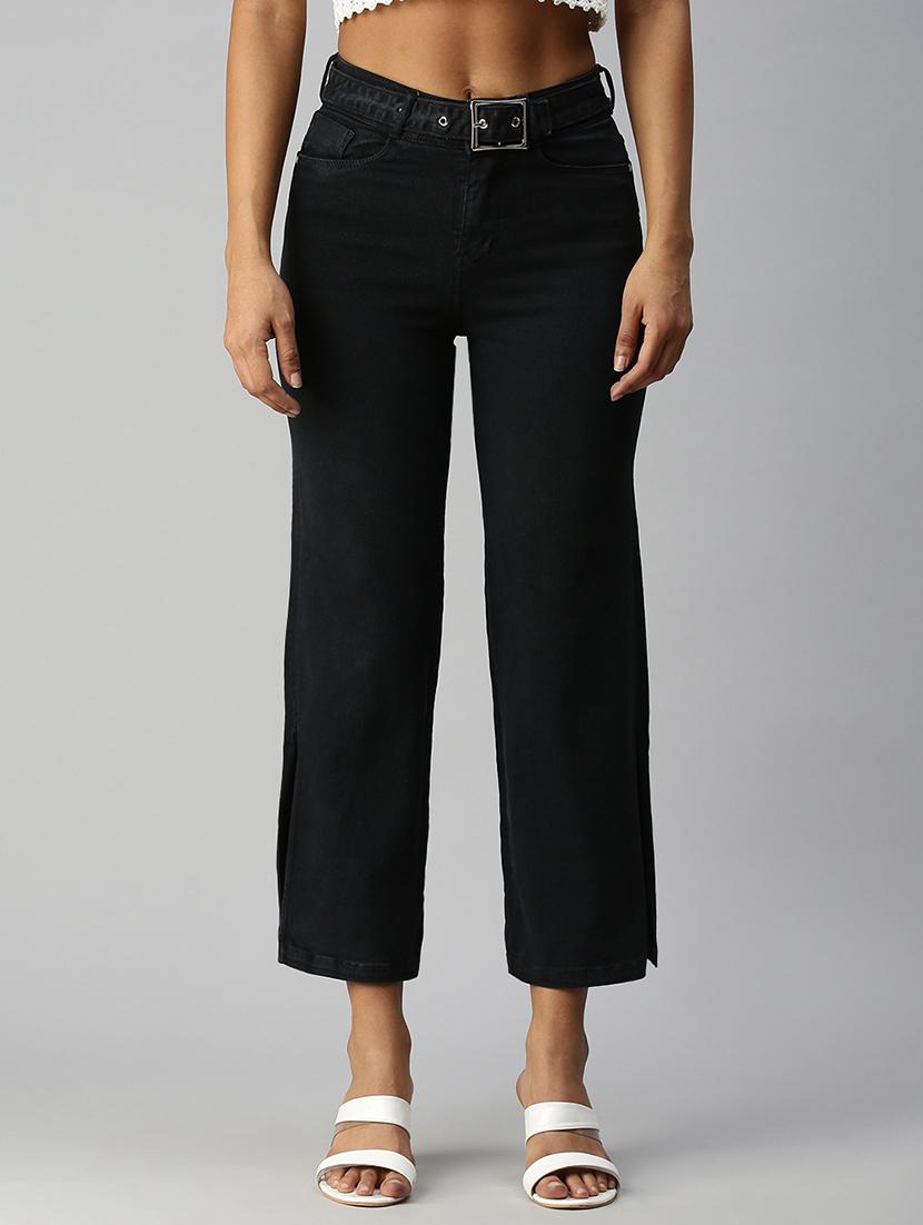 high rise stone washed denim jean - 18306507 - Zoom Image - 1