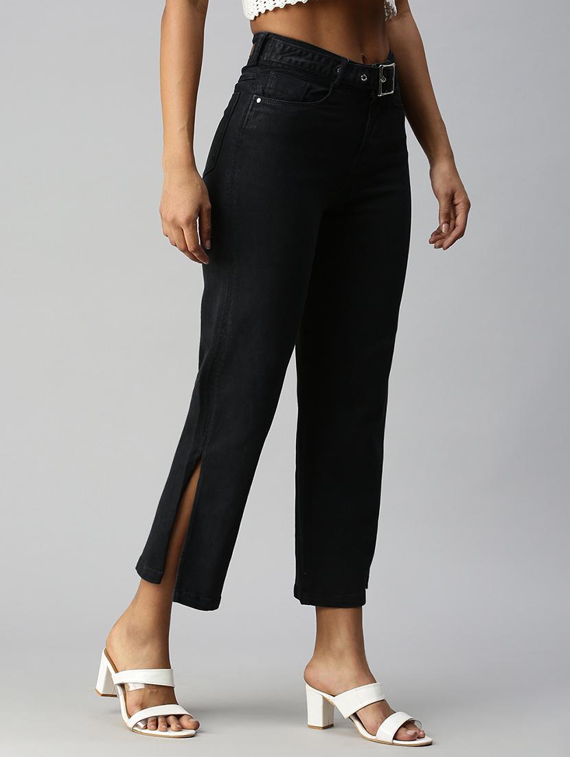 high rise stone washed denim jean - 18306507 - Zoom Image - 2