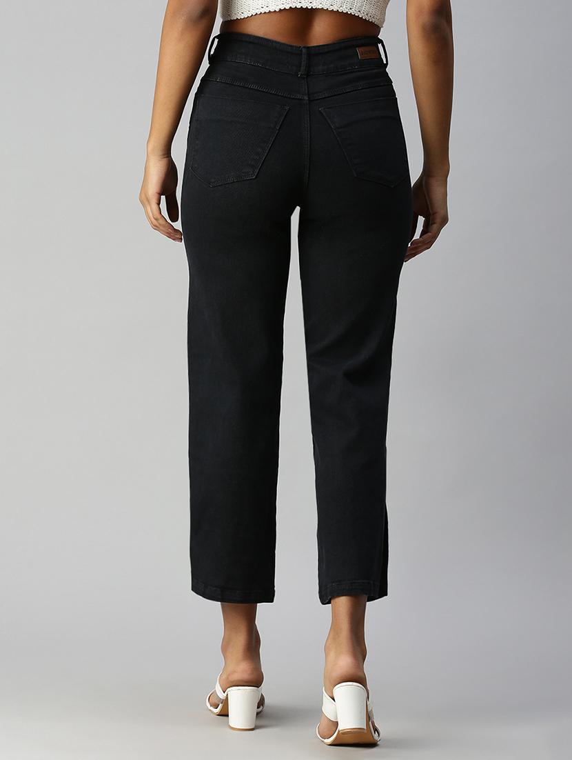 high rise stone washed denim jean - 18306507 - Zoom Image - 3