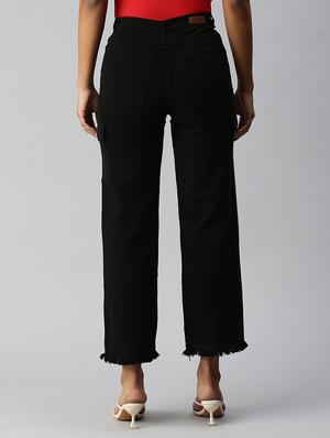 mid rise solid denim jean - 18306512 - Standard Image - 3