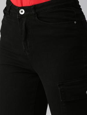 mid rise solid denim jean - 18306512 - Standard Image - 5