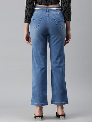 high rise stone washed jean - 18306531 - Standard Image - 3