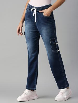 mid rise stone wash denim jean - 18306561 - Standard Image - 2