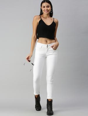 high rise stone wash denim jean - 18306588 - Standard Image - 4