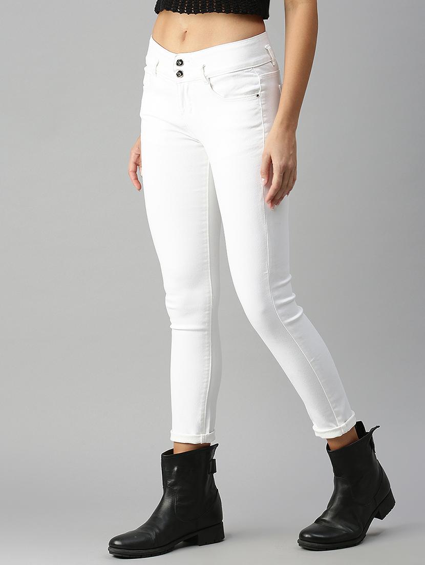 high rise stone wash denim jean - 18306588 - Zoom Image - 2