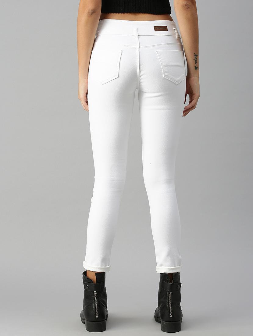 high rise stone wash denim jean - 18306588 - Zoom Image - 3