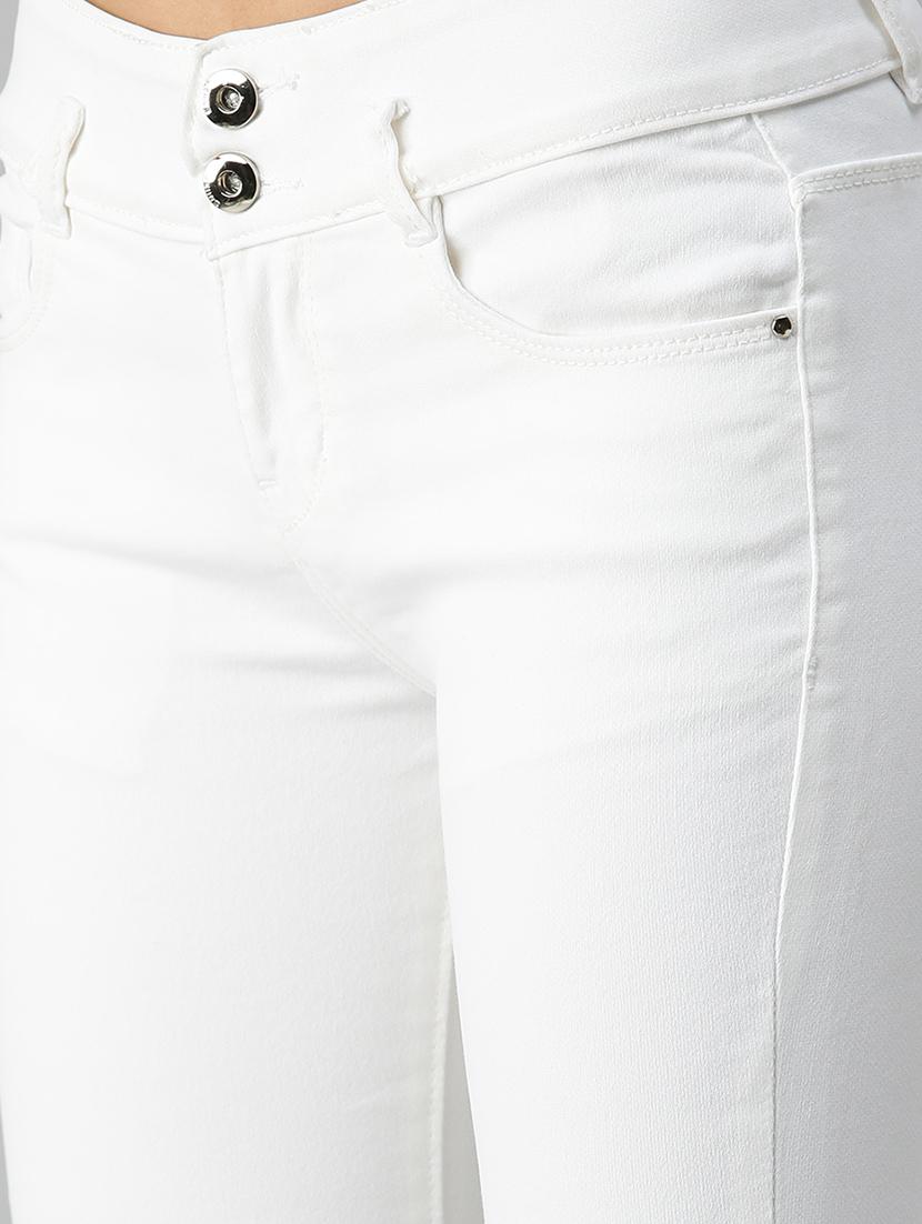 high rise stone wash denim jean - 18306588 - Zoom Image - 5