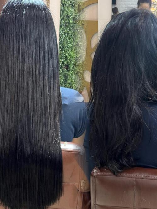 hair extensions black color - 18307540 - Standard Image - 1