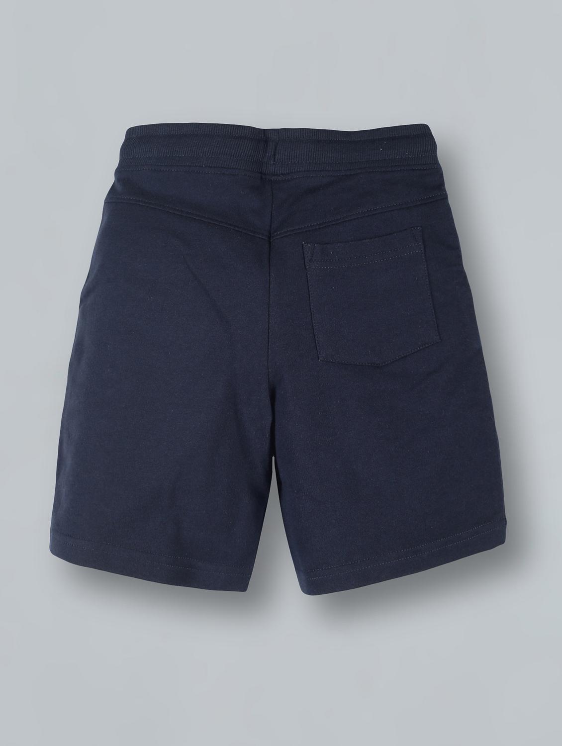 navy blue printed shorts - 18308046 - Zoom Image - 2