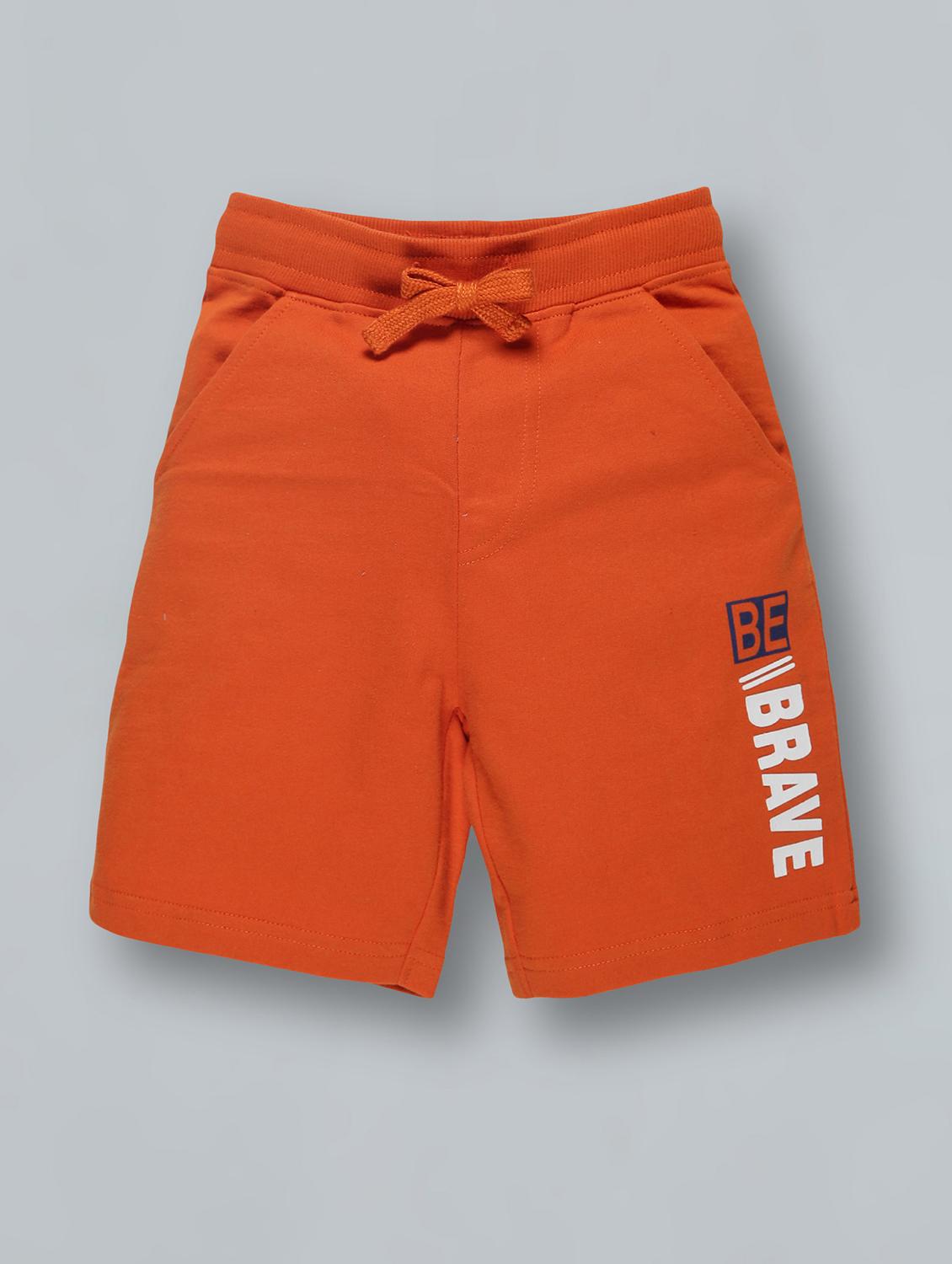 orange printed shorts - 18308047 - Zoom Image - 1