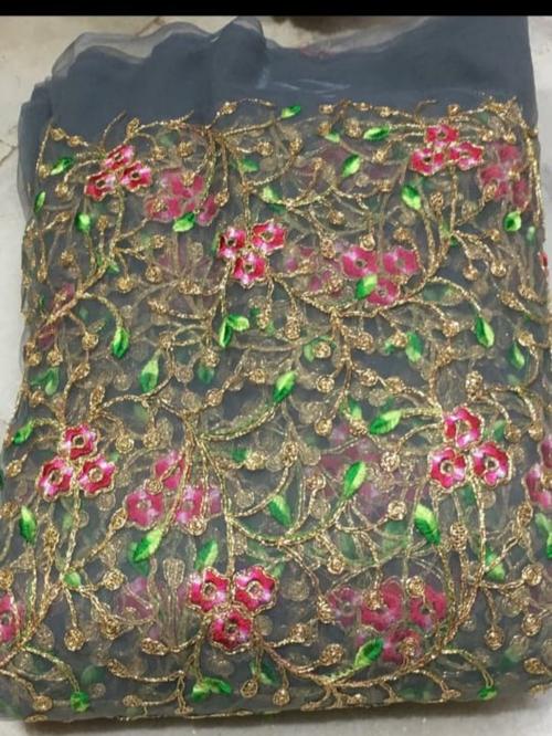 unstitched suit net fabrics 2mtr - 18308746 - Standard Image - 1