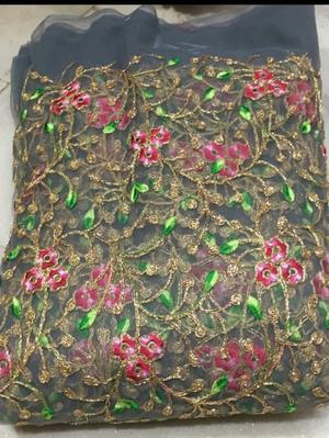 unstitched suit net fabrics 2mtr - 18308746 - Standard Image - 2