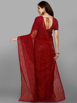 self designed printed saree with blouse - 18309067 - Standard Image - 2