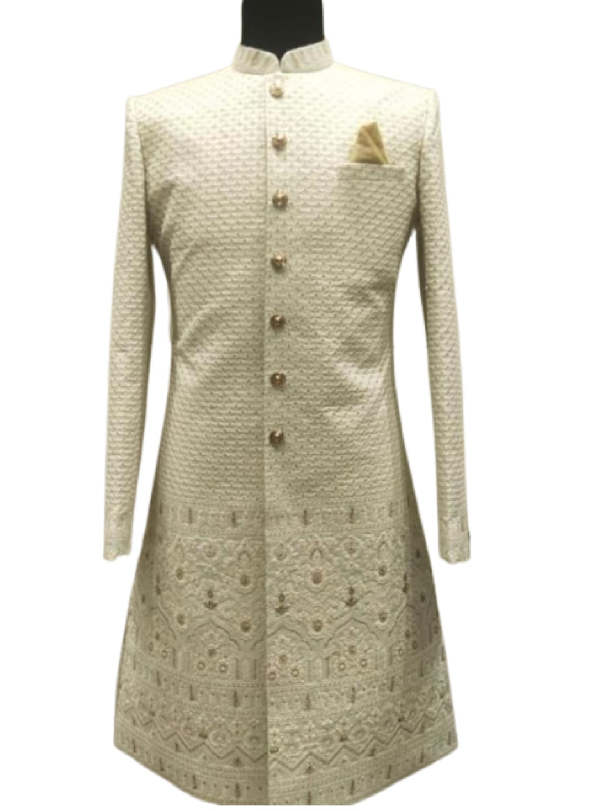 party wear embroidered sherwani - 18309335 - Zoom Image - 2