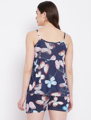 shoulder-strap printed shorts set - 18309613 - Standard Image - 3