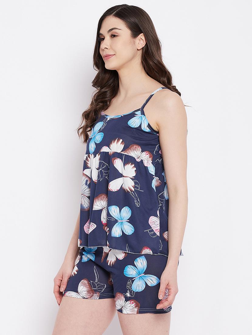 shoulder-strap printed shorts set - 18309613 - Zoom Image - 2
