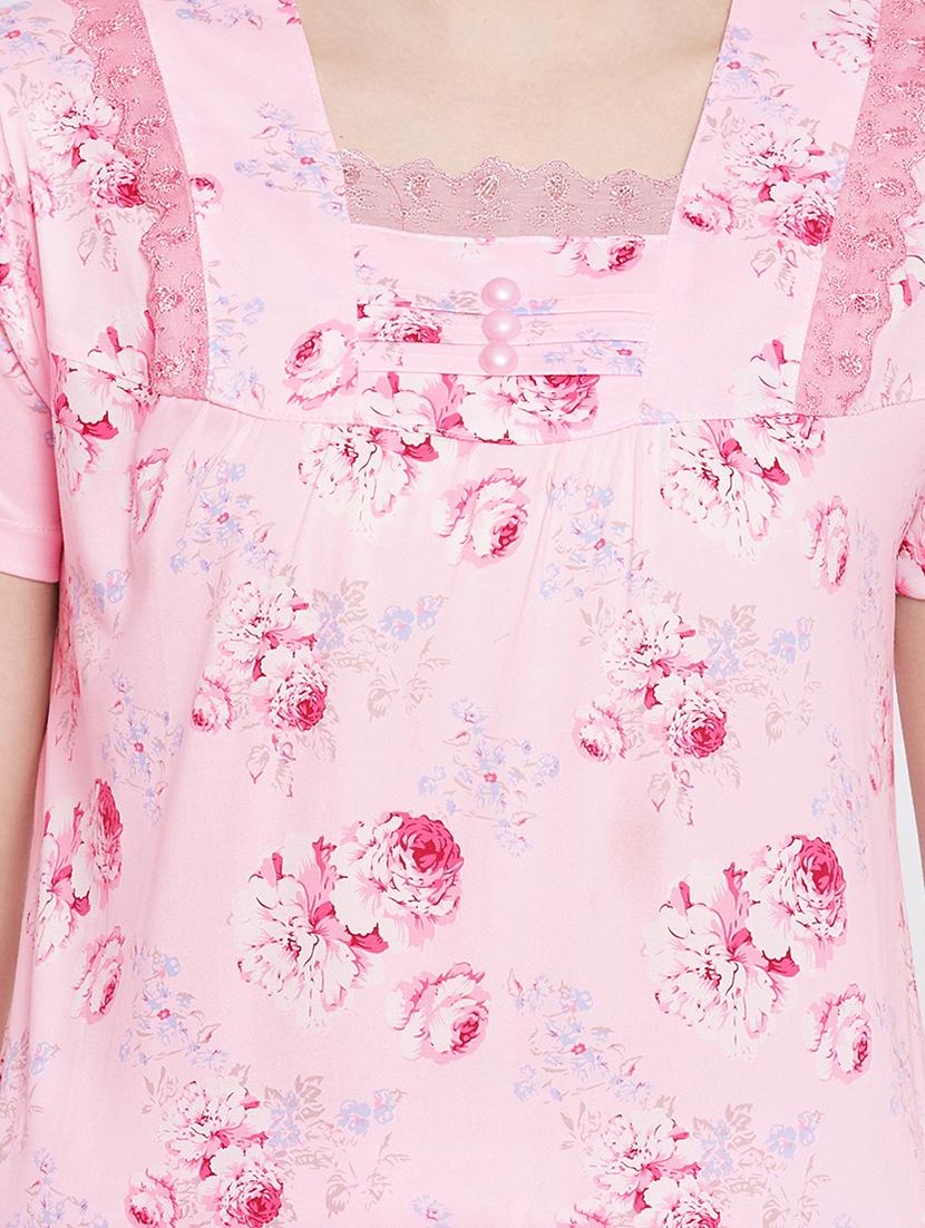 short-sleeved printed capri set - 18309620 - Zoom Image - 5