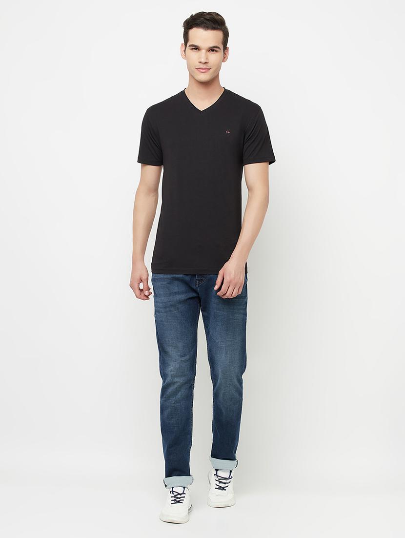black solid t-shirt - 18310000 - Zoom Image - 4