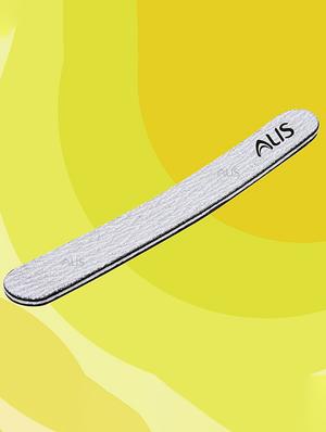 alis nail filer double sided for nail shaper nail file grey straight pack of 6 (grey straight nail file 6 pcs) - 18310216 - Standard Image - 2