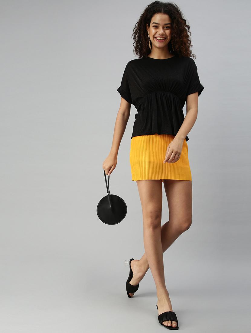 round neck striped top - 18310429 - Zoom Image - 5