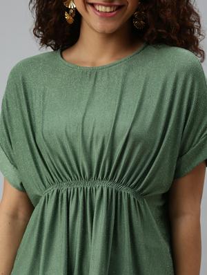 round neck printed top - 18310432 - Standard Image - 6