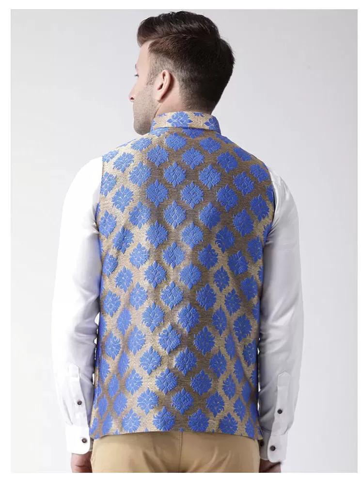 men's waist coat gold color - 18310572 - Zoom Image - 2