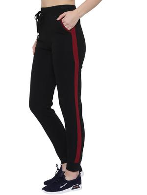drawstring waist solid track pant - 18310761 - Standard Image - 2