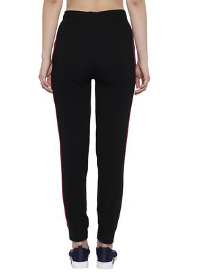 drawstring waist solid track pant - 18310761 - Standard Image - 3