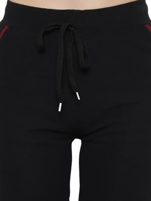 drawstring waist solid track pant - 18310761 - Standard Image - 4