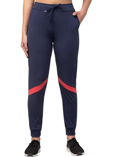 drawstring waist solid track pant - 18310852 - Standard Image - 1