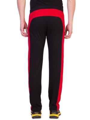 black solid full length track pant - 18311384 - Standard Image - 3