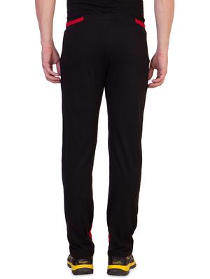 red color-blocked full length track pant - 18311388 - Standard Image - 3