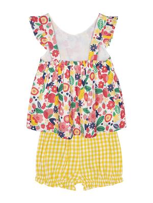 multi colored floral shorts sets - 18312719 - Standard Image - 3