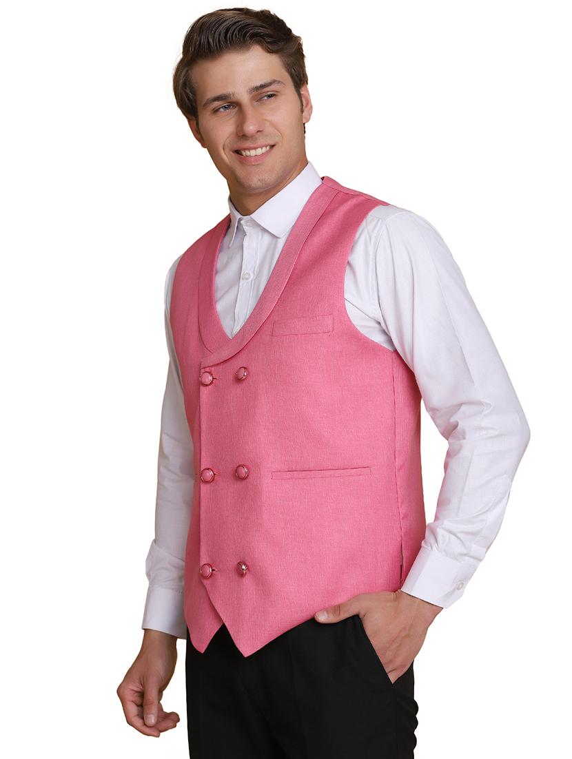 pink solid waist coat - 18312962 - Zoom Image - 2