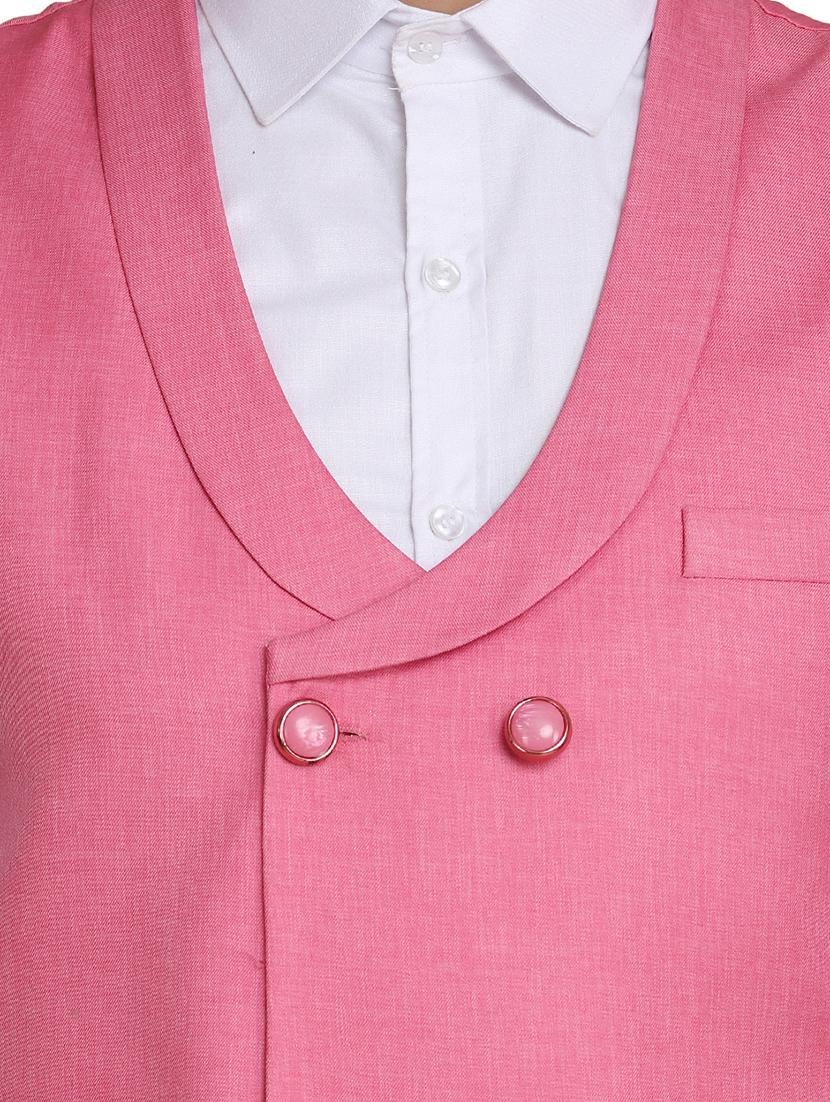 pink solid waist coat - 18312962 - Zoom Image - 5