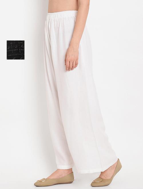 pack of 2 mid rise flared palazzo - 18313705 - Standard Image - 1