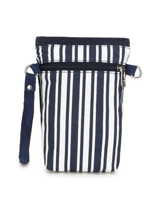 navy blue striped sling bag - 18313836 - Standard Image - 2