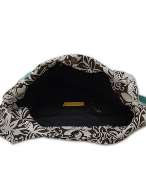 brown printed hobo handbag - 18313885 - Standard Image - 3