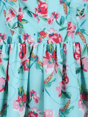 green floral frock - 18314052 - Standard Image - 3