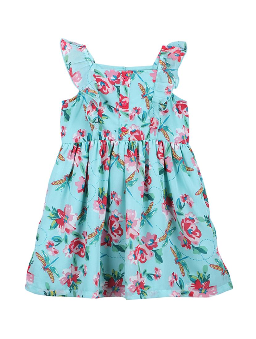 green floral frock - 18314052 - Zoom Image - 1