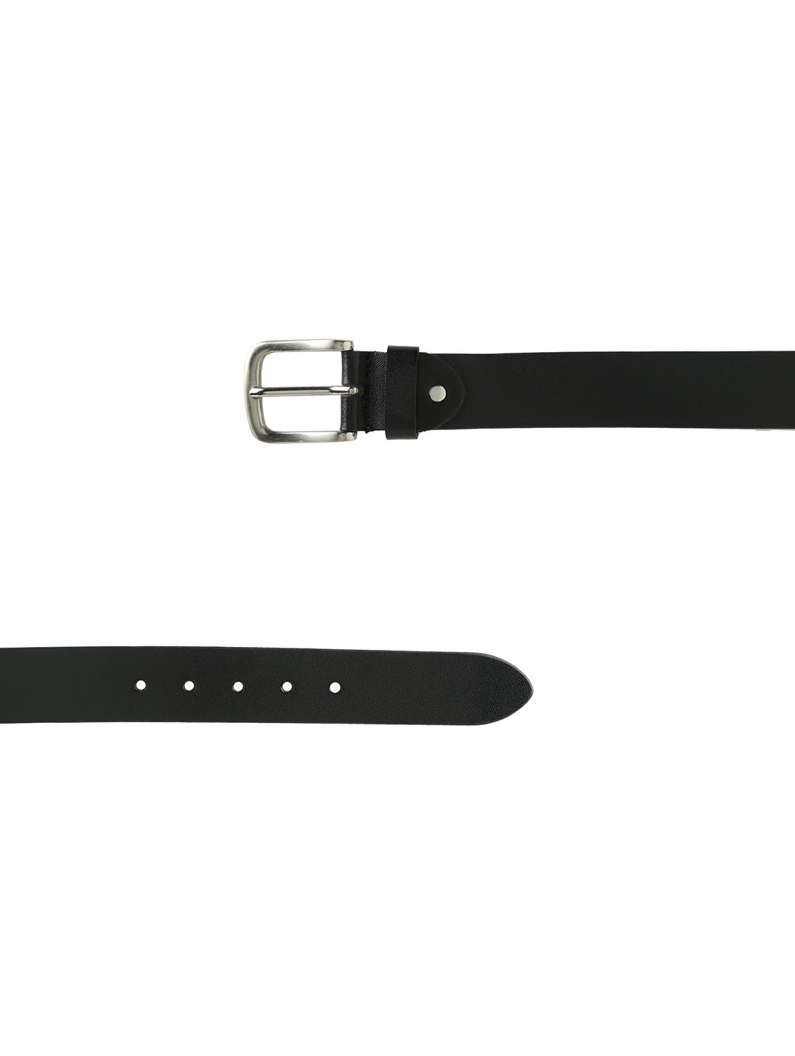 black leather belt - 18314450 - Zoom Image - 3