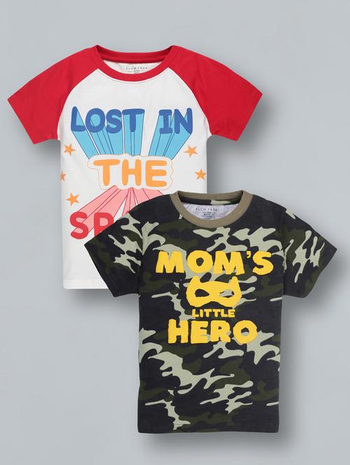 pack of 2 printed t-shirt - 18314777 - Standard Image - 1