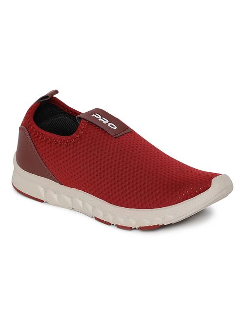 red slip on sports shoe - 18315292 - Standard Image - 1