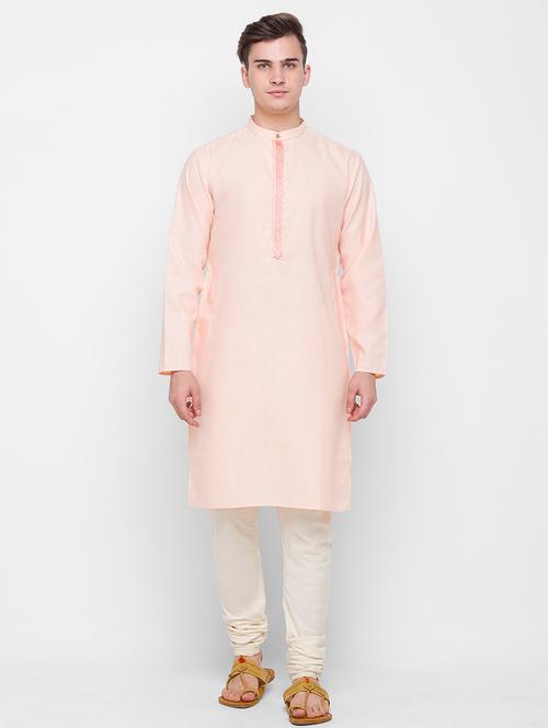 pink solid medium kurta - 18315443 - Standard Image - 1