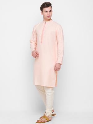 pink solid medium kurta - 18315443 - Standard Image - 2