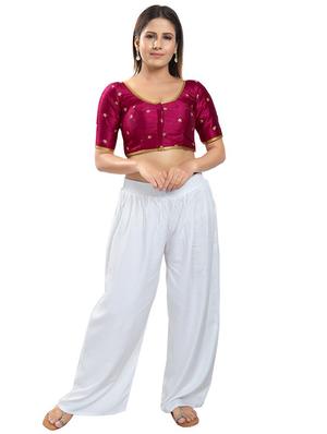 pink silk embroidered blouse - 18317004 - Standard Image - 4