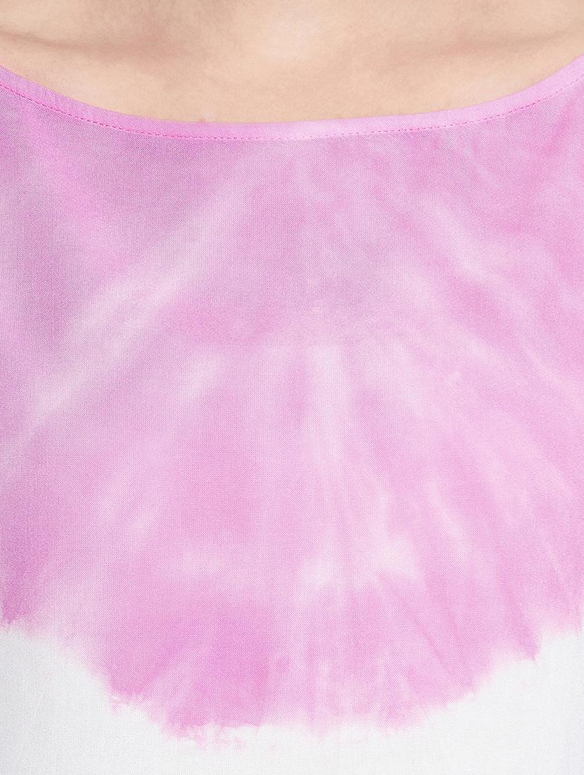 round neck tie & dye tunic - 18317403 - Zoom Image - 5