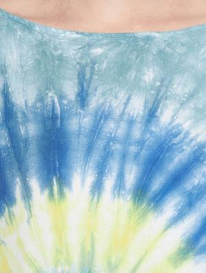 round neck tie & dye tunic - 18317404 - Standard Image - 5