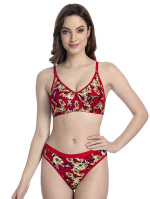 set of 3 floral bras and panty set - 18317478 - Standard Image - 8
