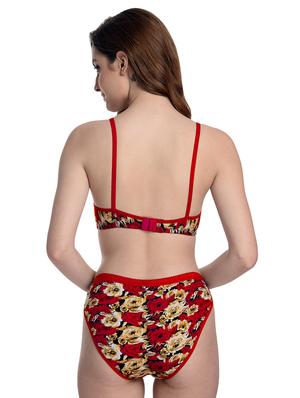 set of 3 floral bras and panty set - 18317478 - Standard Image - 9